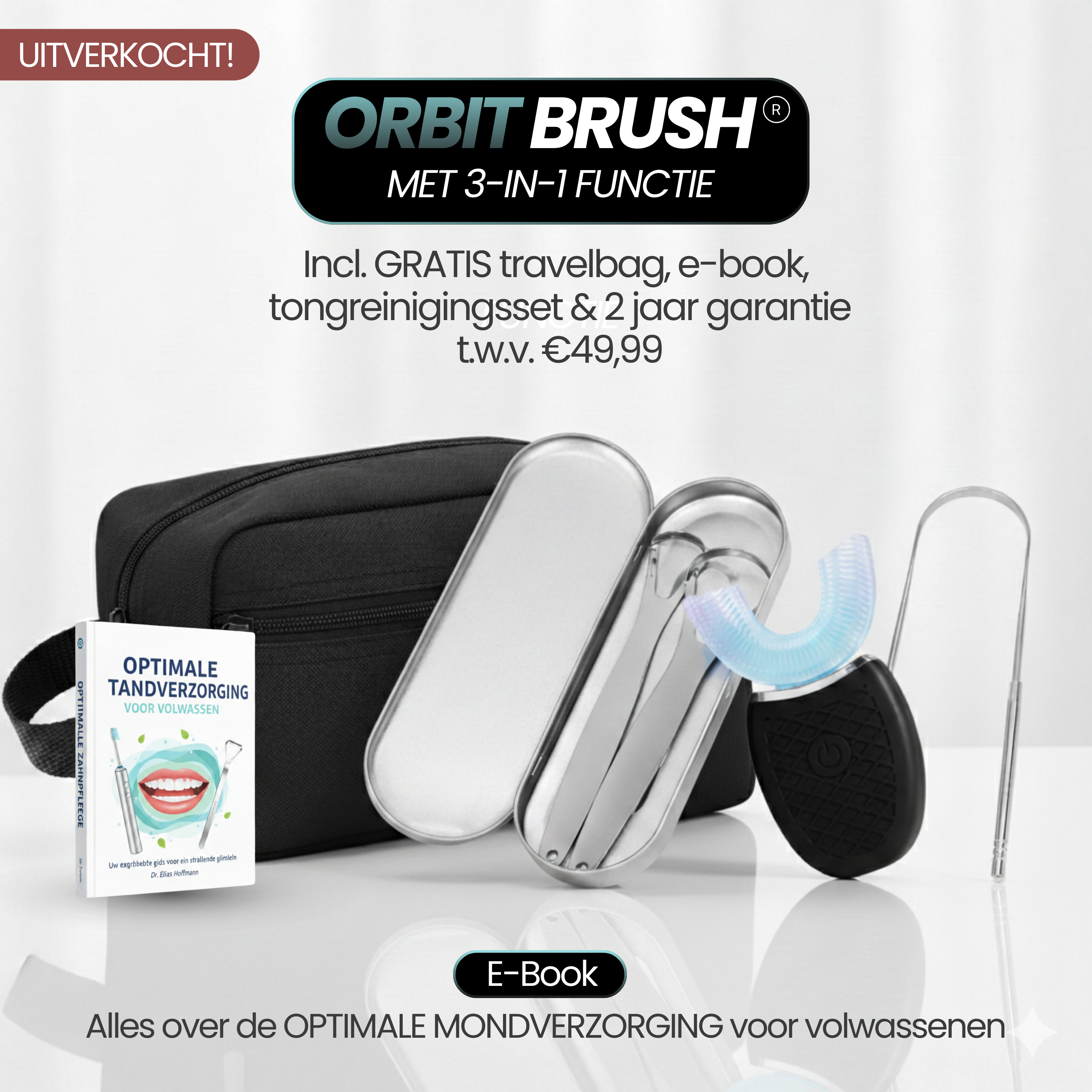 ORBIT BRUSH® - 360° tandenborstel voor schone tanden – ook als je niet perfect poetst.