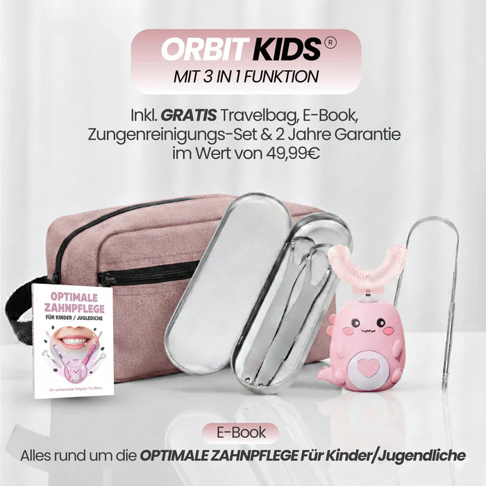 ORBIT BRUSH® - 360° Zahnbürste für saubere Zähne – auch wenn du nicht perfekt putzt.