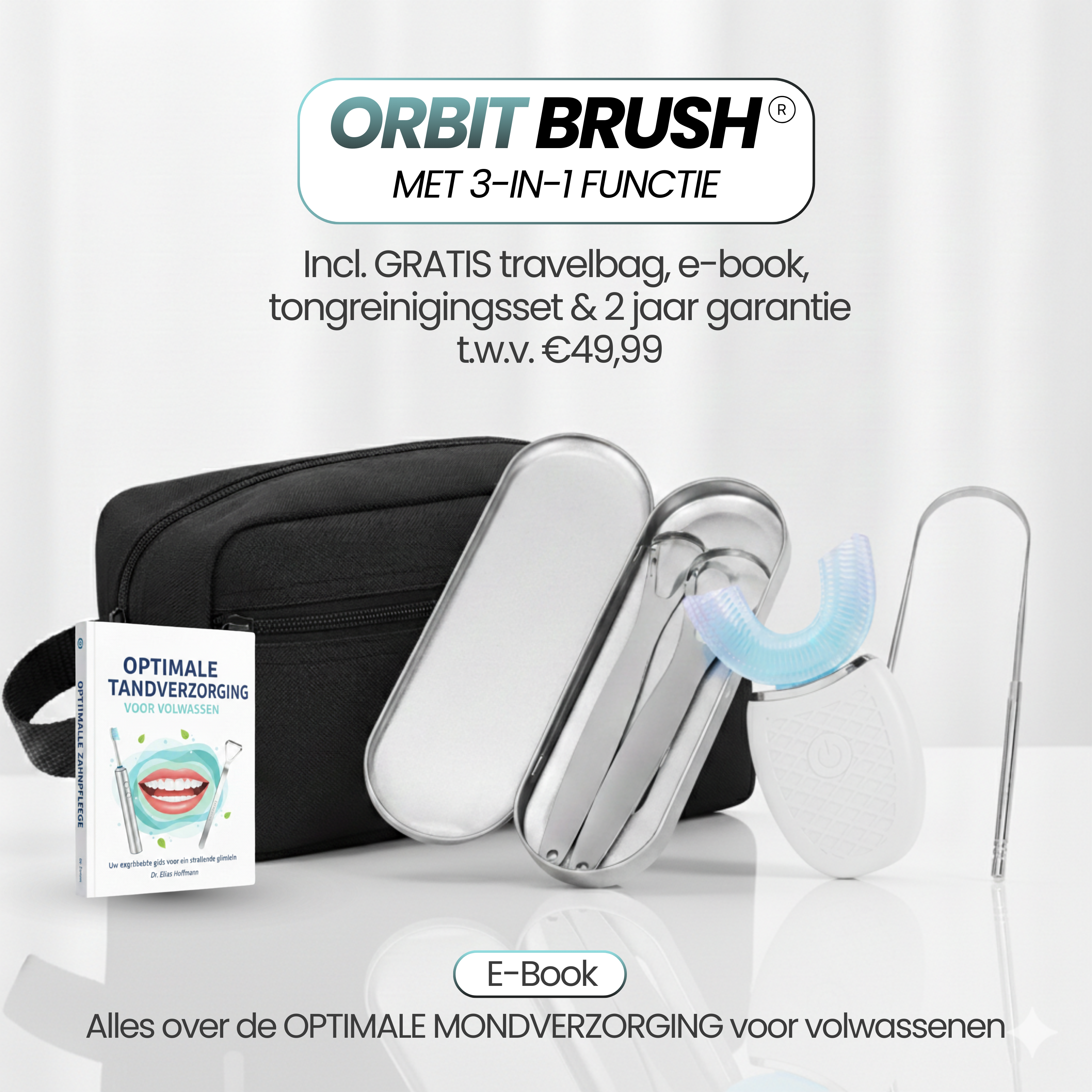 ORBIT BRUSH® - 360° tandenborstel voor schone tanden – ook als je niet perfect poetst.