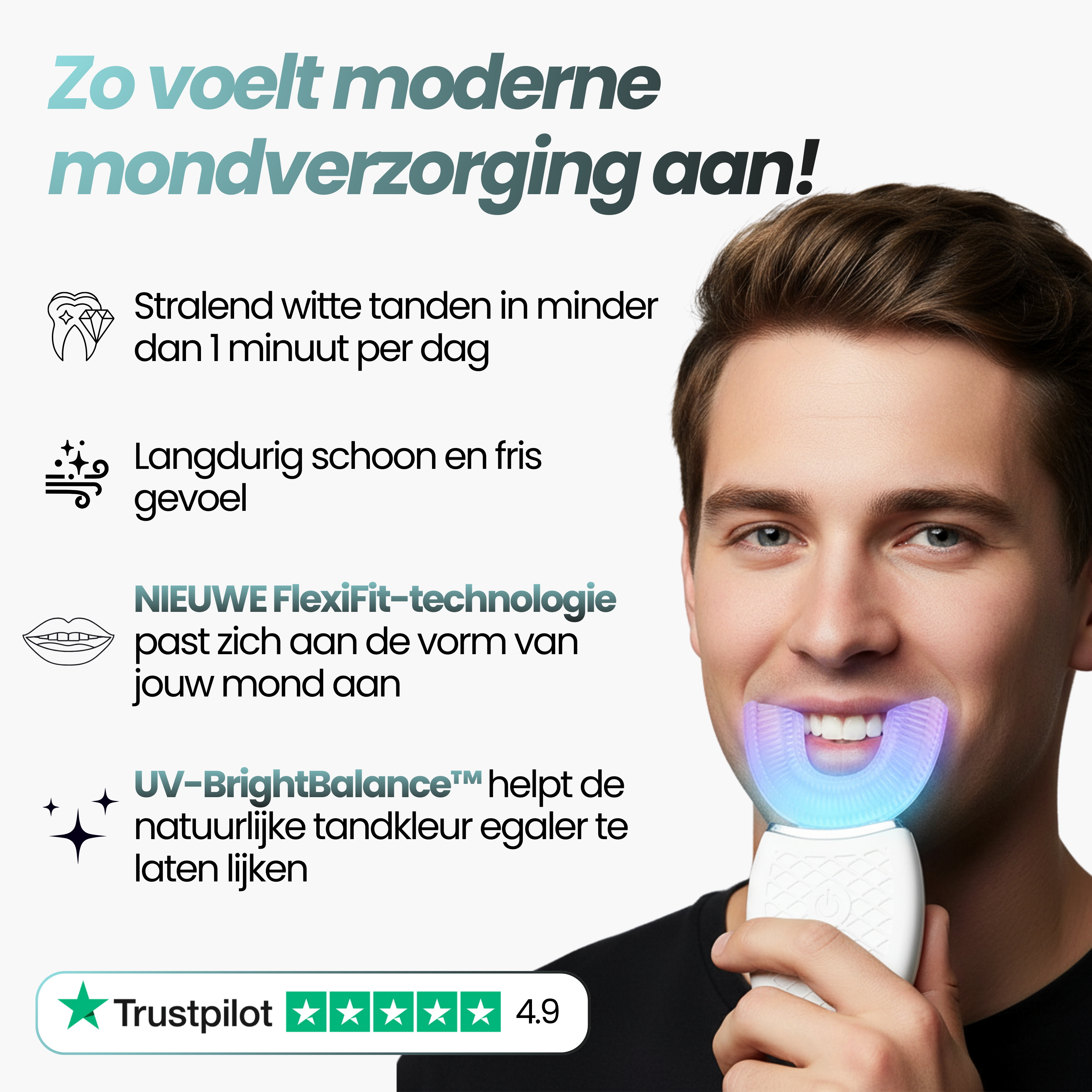 ORBIT BRUSH® - 360° tandenborstel voor schone tanden – ook als je niet perfect poetst.